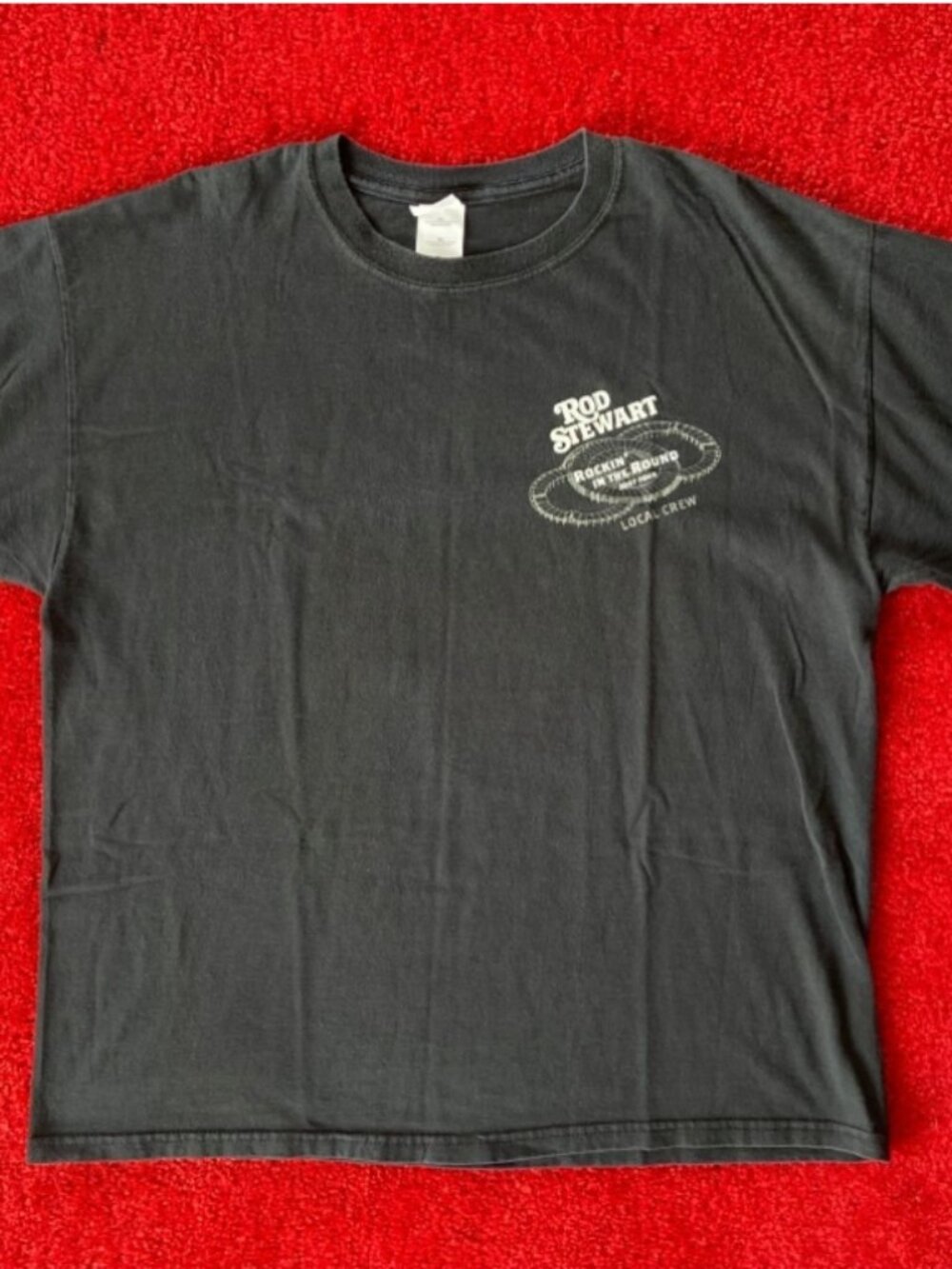 Rod Stewart 2007 "Rockin' in the Round" Local Crew Tee